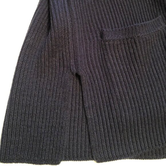 Blair Navy Blue Roll Neck Open Cardigan Size S/M/L - Picture 8 of 10